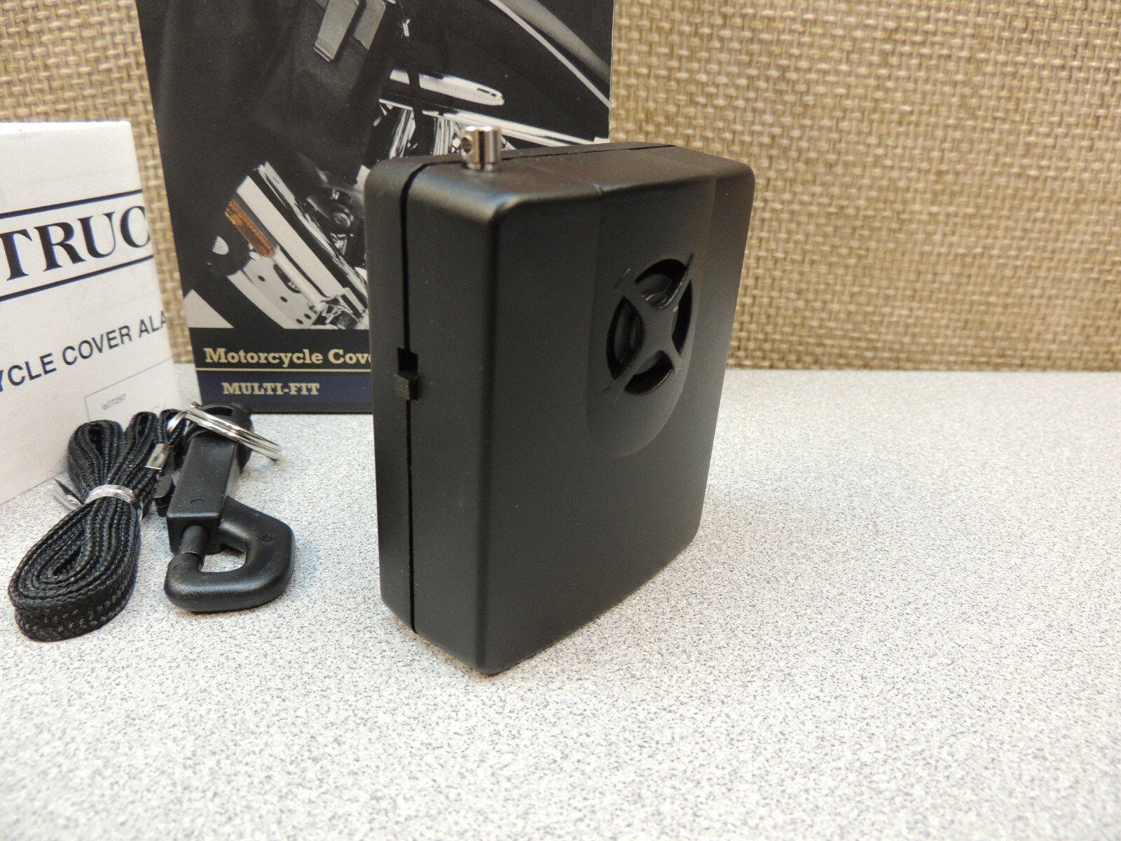 OEM HARLEY ANTI-THEFT MOTORCYCLE ALARM FOR H-D BIKE COVERS WITH BUILT IN POCKET