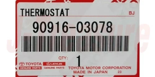 TOYOTA 4RUNNER TRUCK RN5# RN10# 1984-1995 Genuine Thermostat 90916-03078 OEM - Imagem 2 de 3