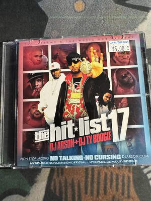 DJ Arson & DJ Ty Boogie THE HIT LIST 17 MIXTAPE CD Khaled Webbie Boosie RARE