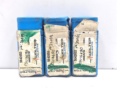 ESU-16670 WALTER VALENITE INDEXABLE TOOL HOLDER INSERT CARTRIDGE LOT OF 3
