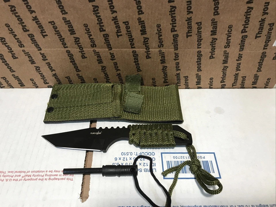 NUEVO HK-106320-2 HK-106320 Serie Hoja Fija Cuchillo Exterior, Hoja Tanto Foto 2 de 2