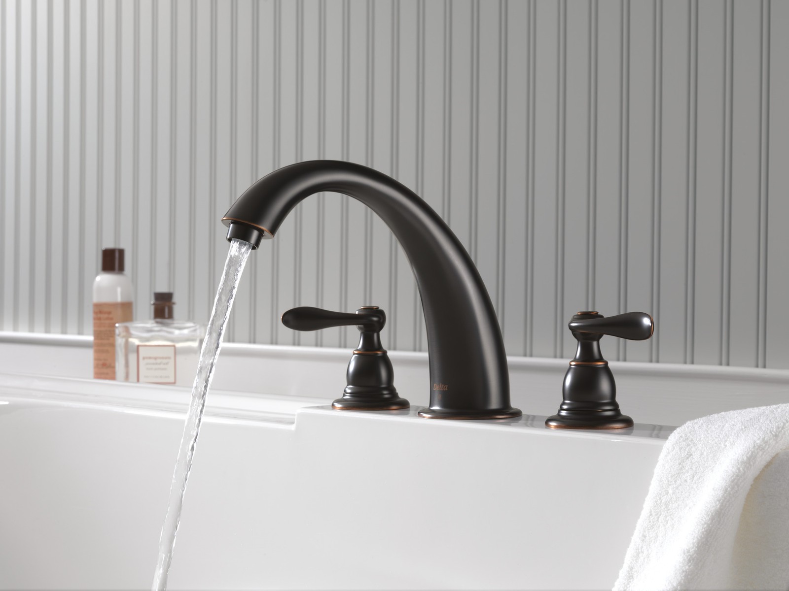 Delta Windemere Roman Tub Trim Oil Rubbed Bronze-Certified Refurbished