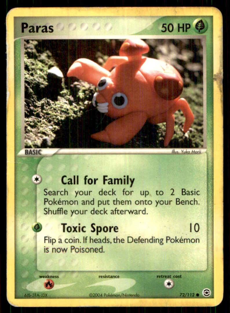 2004 EX - FireRed & LeafGreen Paras Basic/Common #72