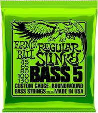 Ernie Ball 2836 Regular Slinky 5 Bass Strings (45-130)