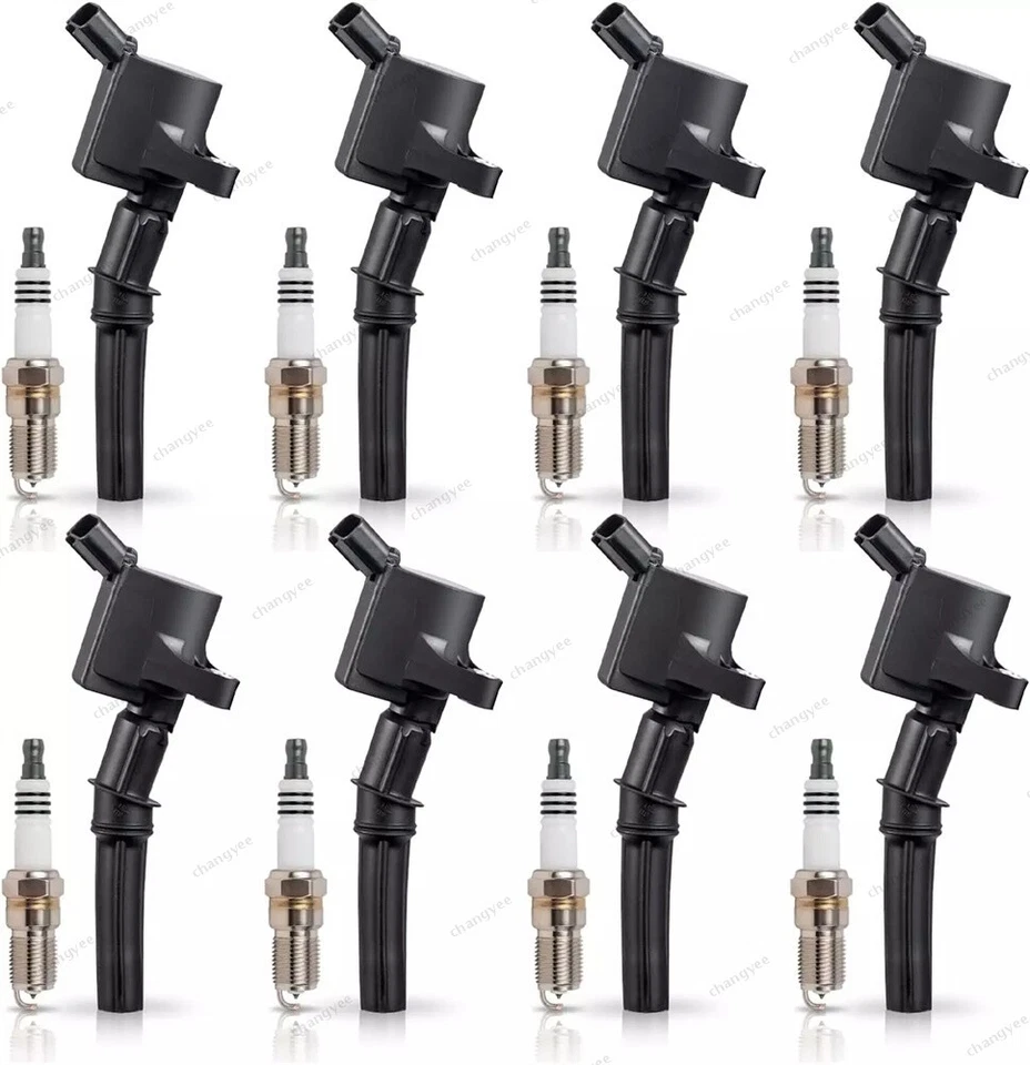 8× Motorcraft DG511 Ignition Coils & Spark Plugs SP546 For F150 F-250 5.4L 6.8L - Image 4 of 4