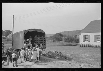 Shenandoah Valley Virginia 1930s Shenandoah Homesteads Children Truck