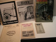 Vintage LOT Ford Model  A , T, Lincoln & Thunderbird Parts Order List & Informat