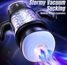 Male Masturbaters Automatic HandsFree Rotating Cup Thrusting Stroker Lubricants