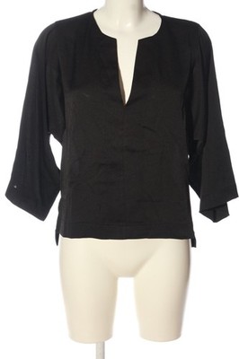 MANGO BASICS Schlupf-Bluse Damen Bluse Gr. DE 34 schwarz Casual-Look