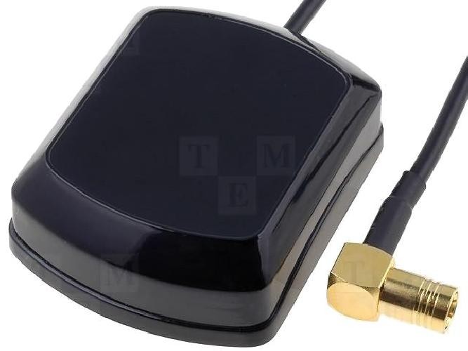 Antenne GPS SMA-B angulaire 5m aimantée compatible avec récepteurs et trackers auto