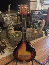 A-Style Mandolin with Pick Guard Sunset Color, Great Action, Ready-to-Play