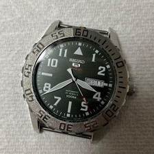 Seiko 5 Sports SRP751J1 Automatic Diver Watch Mens 42mm Japan Made Rare 8