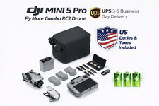 DJI Mini 5 Pro Fly More Combo RC2 Drone  3 Batteries, US Duty Included 