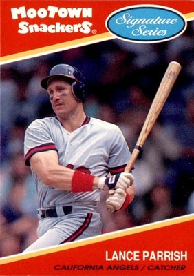 1991 MooTown Snackers Lance Parrish California Angels #20