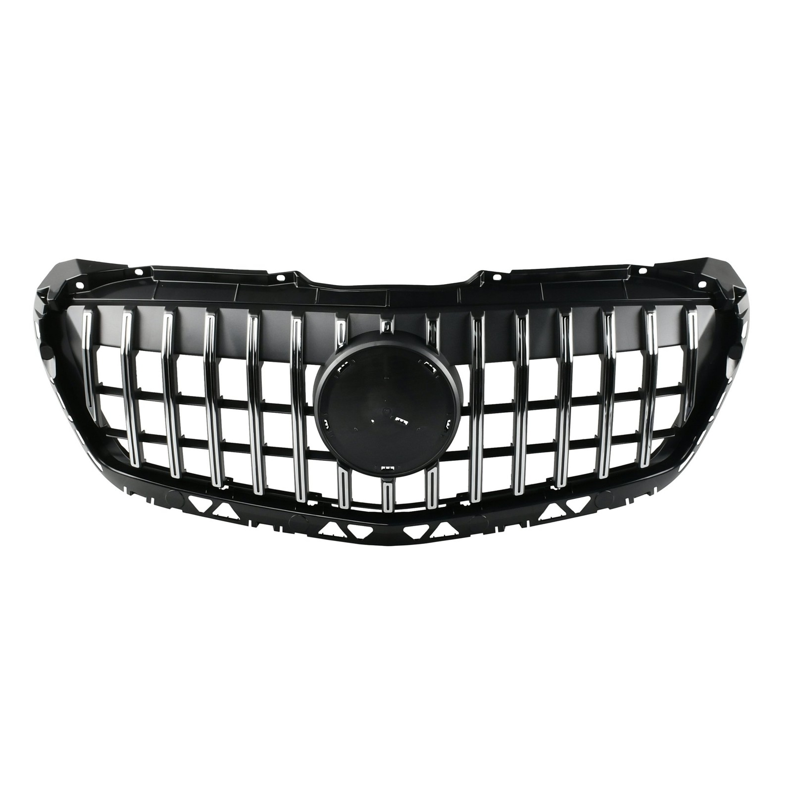 Black Chrome Front Grille GT Style for Benz Sprinter 2500 3500 W906 2014-2018
