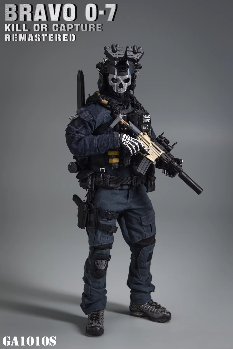 1/6 Call of Duty COD Ghost Bravo 0-7 Action Figure Easy & Simple