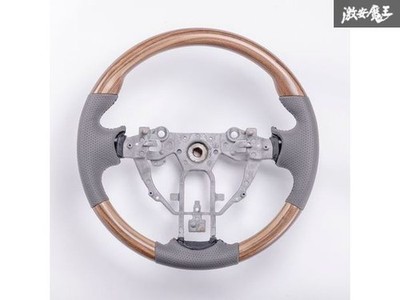 New WANGAN357 E26 Caravan NV350 Early Model Brown Wood Grain Steering Handle Com