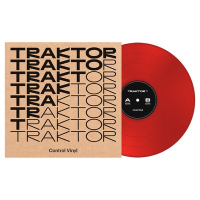 Native Instruments TRAKTOR Control Vinyl MK2 2024 Edition, red - DJ Control