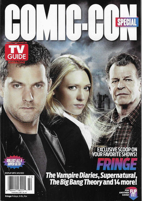TV Guide Magazine Comic-Con Special 2012 Fringe Vampire Diaries Supernatural