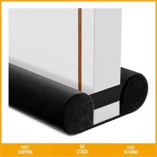 Double Sided Door Draught Excluder Noise Stopper Gap Blocker 2 Foam Sided