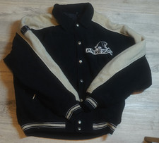 VINTAGE AVIREX USA LOGO WOOL JACKET REVERSIBL...