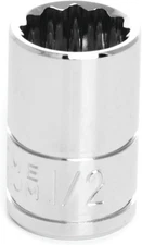 Performance Tool W38516 12-Point Socket, 3/8-Inch Drive, 1 Count (Pack of 1) 
