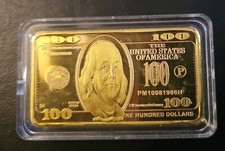 Atlantis Mint 1 troy ounce USA $100.00 Cased Wafer Bar .999 Fine Iron NEW