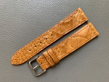 Beige Genuine Ostrich leather watch strap band Custom Size 16 17 18 19 20 2122mm