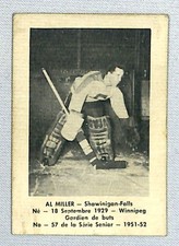 Al Miller 1951-52 Laval Dairy QSHL #57 Shawinigan-Falls