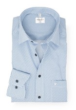 Marvelis men's business shirt long sleeve non-iron modern fit, pattern, New Kent