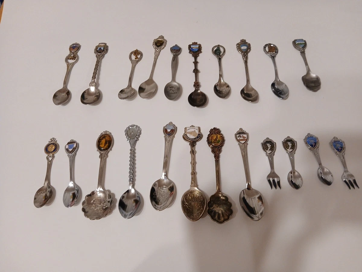ヴィンテージの ピュータースプーン・コレクション Vintage Pewter