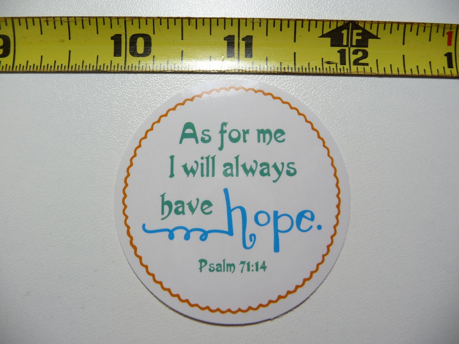 PSALM 71:14 I ALWAYS HAVE HOPE Faith Decal Sticker Christian Church Belief Inspirational