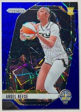 2024 Panini Prizm WNBA Angel Reese Rookie #10 Blue Velocity Prizm RC