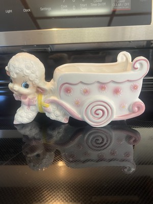 Vintage Easter Rubens Lamb Planter