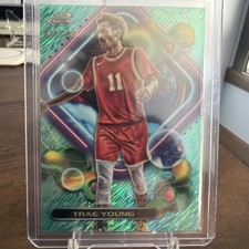 2023-24 Topps Cosmic Chrome - Trae Young #1 Aqua Equinox Refractor /149