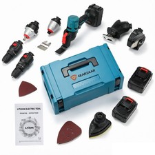 21V Cordless Combination Kit 12-in-1 Brushless Interchangeable Multi-Tool Set UK