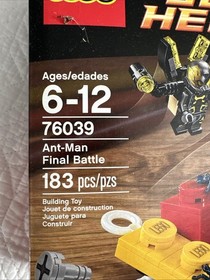 LEGO Marvel: Ant-Man Final Battle (76039) InComplete w/Manual & Box