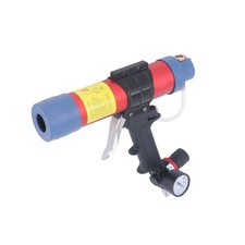 Pneumatic Caulking Gun Efficiently Applies Glass Glue For Building Decorations
