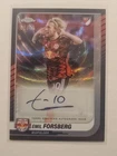 2025 Topps Chrome MLS Autograph Emil Forsberg #CAEF Black Wave 8/10 NY Red Bulls