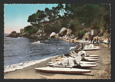 CPSM, LE PRADET - PLAGE DES BONNETTES, FKK, PEDALO, TARDY, YT 1233, 50er Jahre