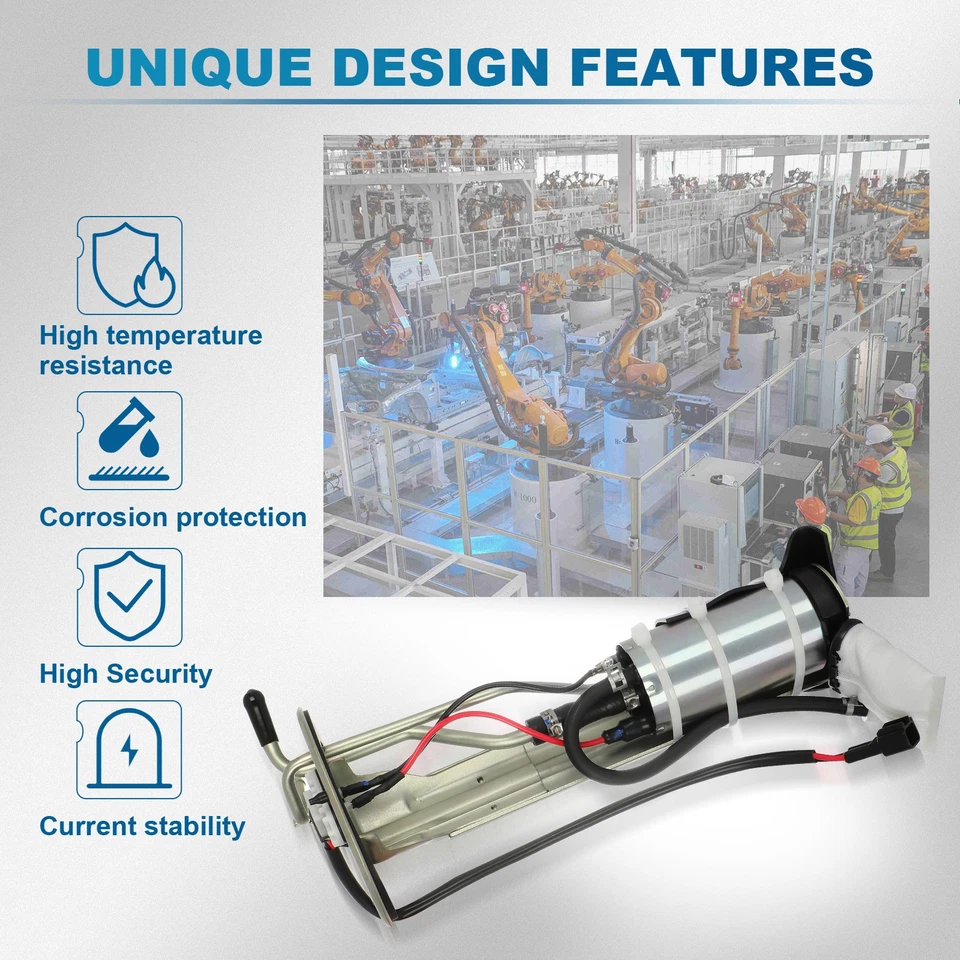 Conjunto de bomba de combustible eléctrica gasolina 2,6 L SOHC para Isuzu Rodeo 1994-1995 L4 Foto 4 de 4