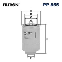 Filtron Kraftstofffilter PP 855 Anschraubfilter FüR Verso Metrocab Mazda Ford VW