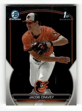 2023 Bowman Draft #BDC-189 Jacob Cravey Chrome