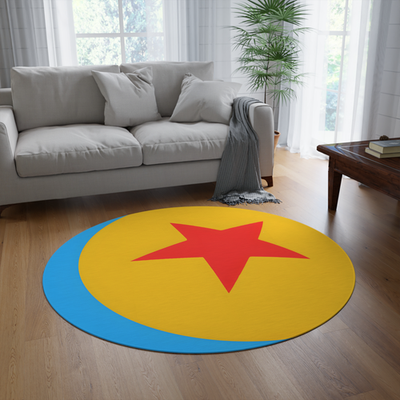 レア disney PIXAR TOY STORY タペストリー ラグUSA製 Pixar Ball Luxo Round Toy Story Rug Soft Kids Playroom Rug Nursery