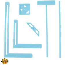 6Pcs Bookbinding Easy Scrapbooking Tool for Starter, Complete Great Stencils ...