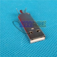 5PCS USB Type-A Male Three Types Plug Connector HW-UAM-03 new #qo