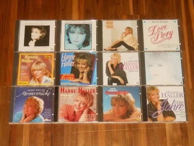 Hanne Haller - 12 CDs - Sammlung - Liebe u.s.w. - Love Story - Augenblicke