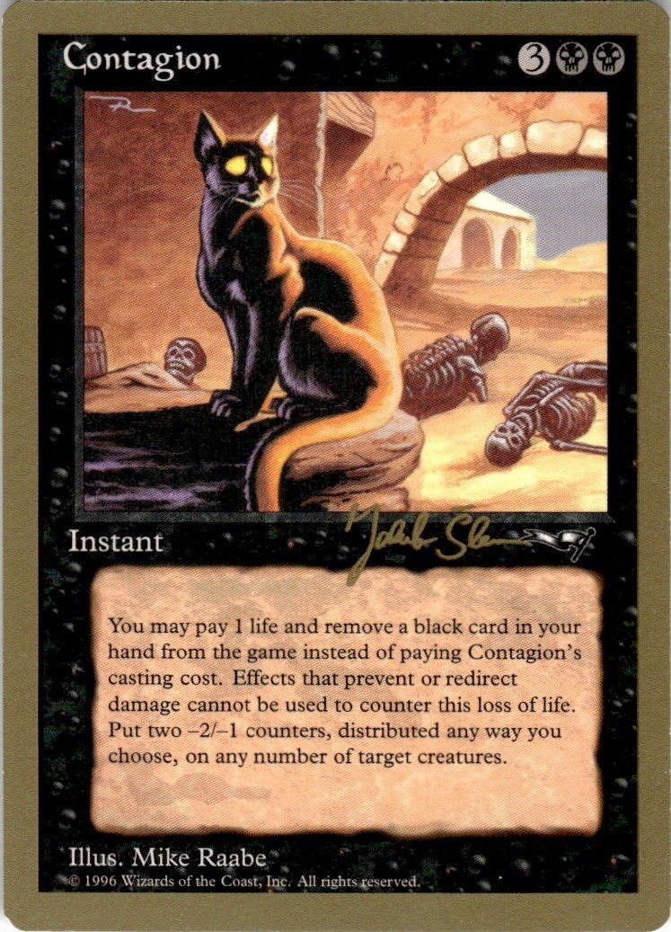 1996 Alliances Magic The Gathering Contagion LP