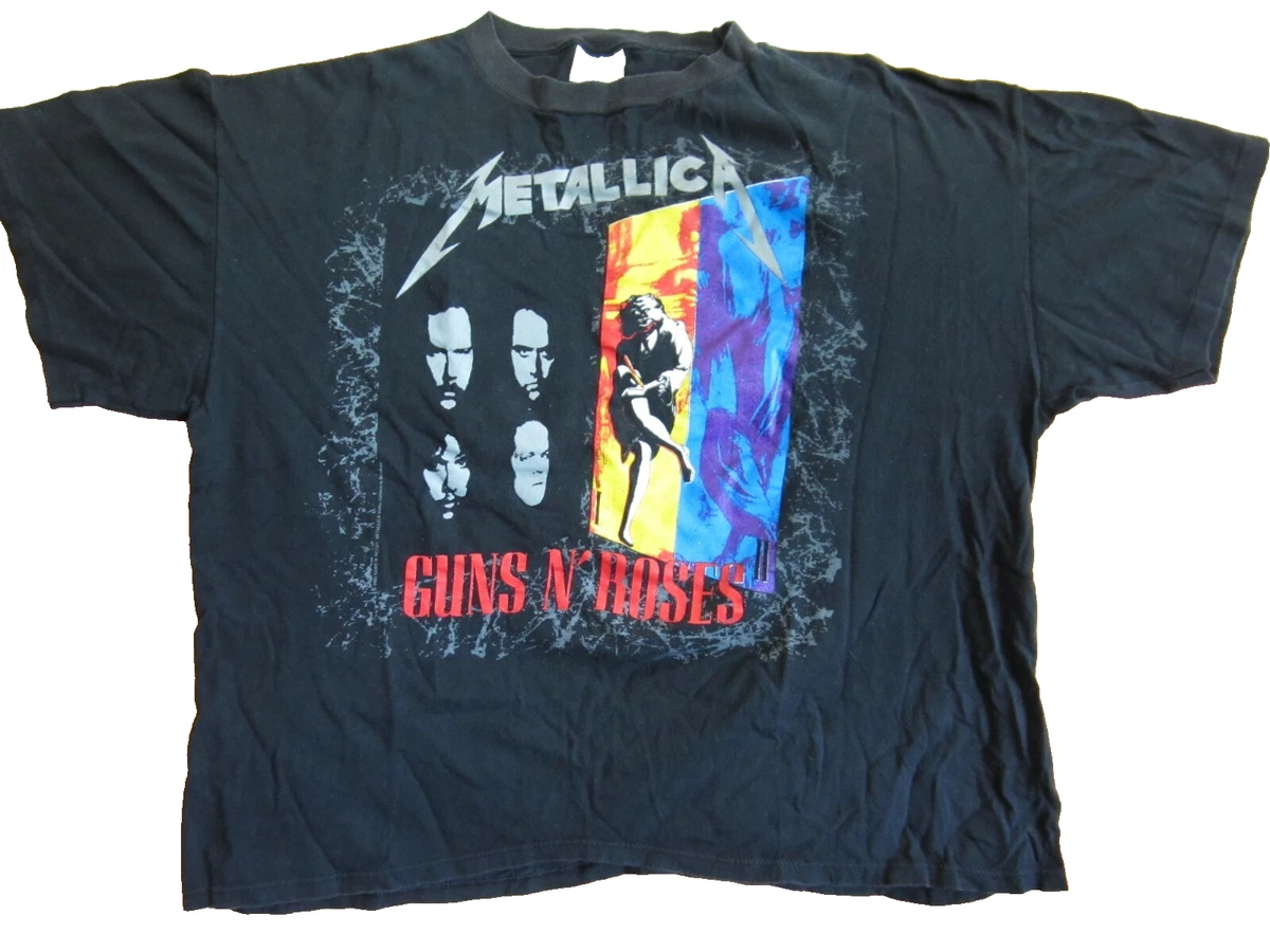Guns N Roses Metallica Indiana Men's Vintage T-Shirts for sale | eBay