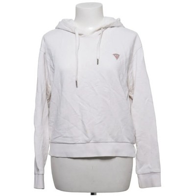 Guess, Kapuzenpullover, Größe: M, Beige, Baumwolle, Einfarbig, Sweat, Damen #DxN